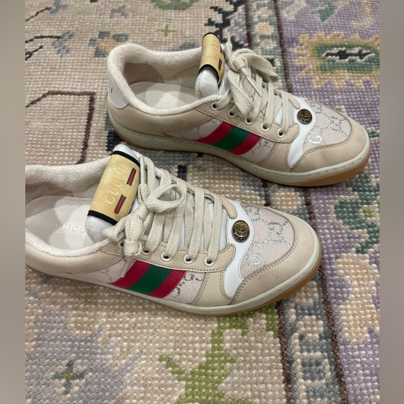 Gucci womens screener sneaker, size 39, worn handful of times - Picture 6 of 13